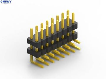2 pernos a 100 conectores pin de la placa de circuito de los pernos, plástico doble conector pin de 2,54 milímetros